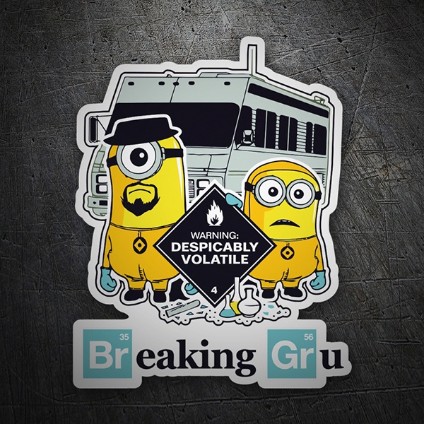 Pegatinas: Breaking Bad Minion