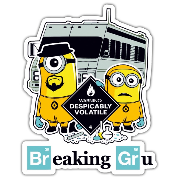 Pegatinas: Breaking Bad Minion