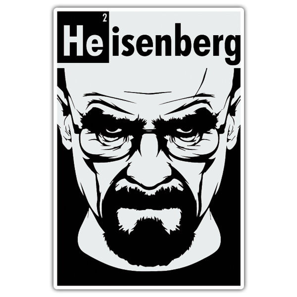 Pegatinas: Breaking Bad Heisenberg