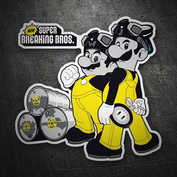 Pegatinas: Super Breaking Bros