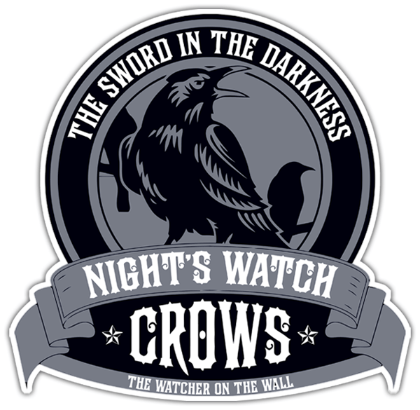 Pegatinas: Nights Watch Crows