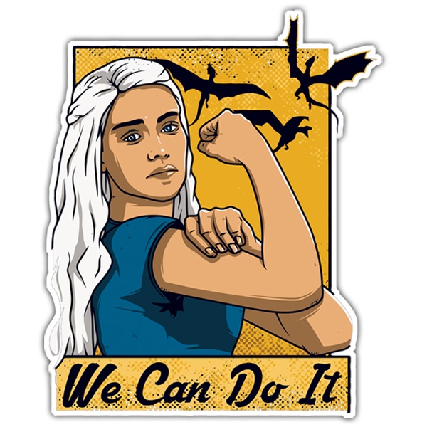 Pegatinas: Juego de Tronos We Can Do It