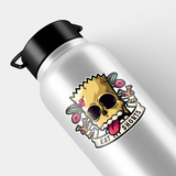 Pegatinas: Calavera Pirata con Texto Eat My Shorts 5