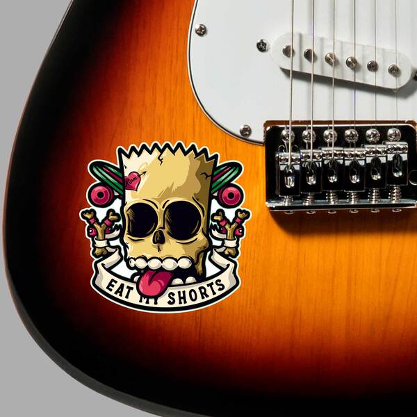 Pegatinas: Eat my Shorts Dise&ntilde;o Vinilo Decorativo