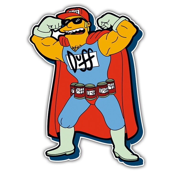 Pegatinas: Duffman