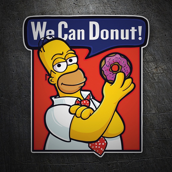 Pegatinas: We can Donut 1