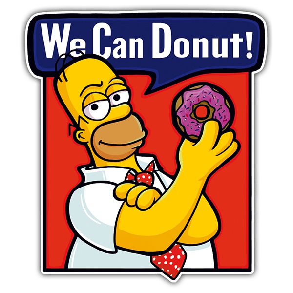 Pegatinas: We can Donut