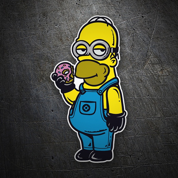 Pegatinas: Homer Minion 1