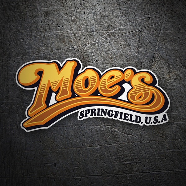 Pegatinas: Bar Moe's Springfield