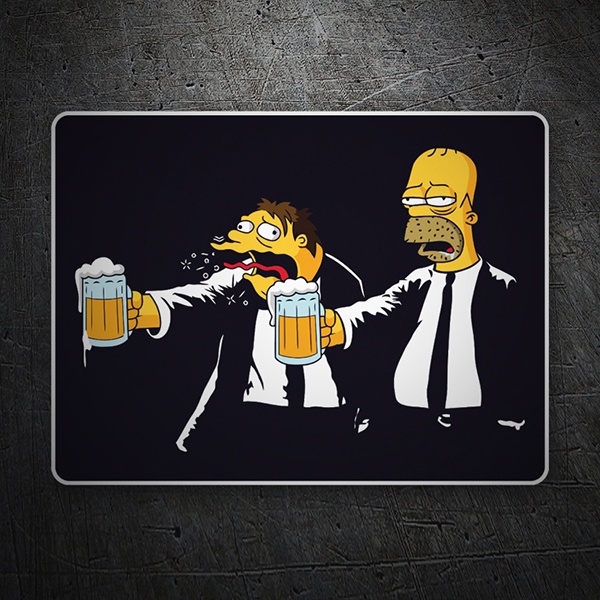 Pegatinas: Pulp Simpsons
