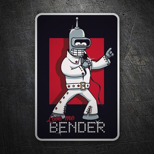 Pegatinas: Love me Bender 1