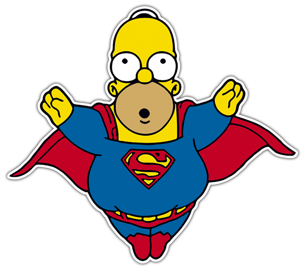 Pegatinas: Super Homer 0