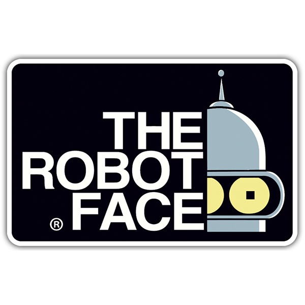 Pegatinas: The Robot Face