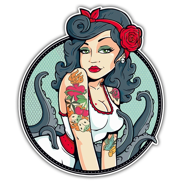 Pegatina Pin-Up Girl | TeleAdhesivo.com