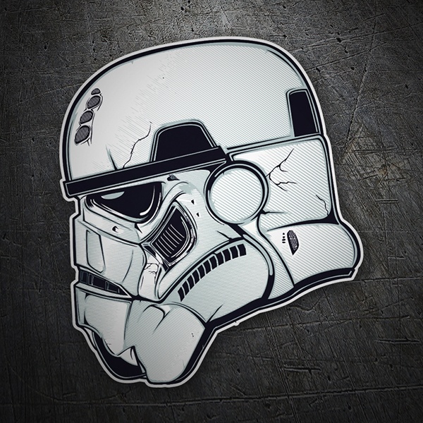 Pegatinas: Casco Stormtrooper 1