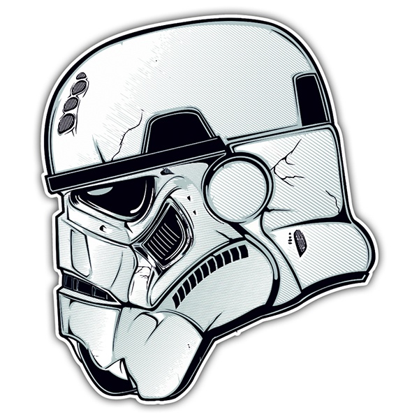 Pegatinas: Casco Stormtrooper