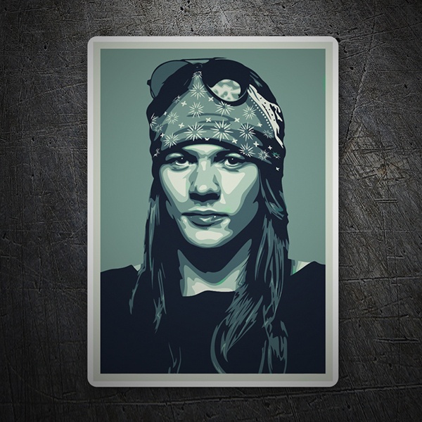 Pegatinas: Axl Rose Pop Art