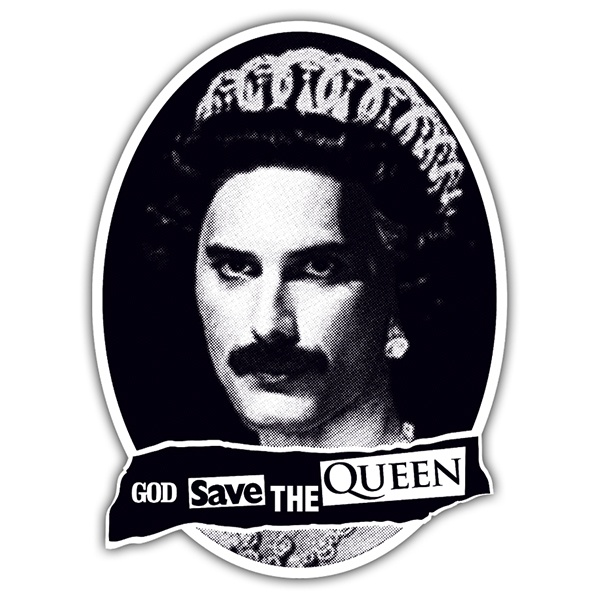 Pegatinas: God save the Queen