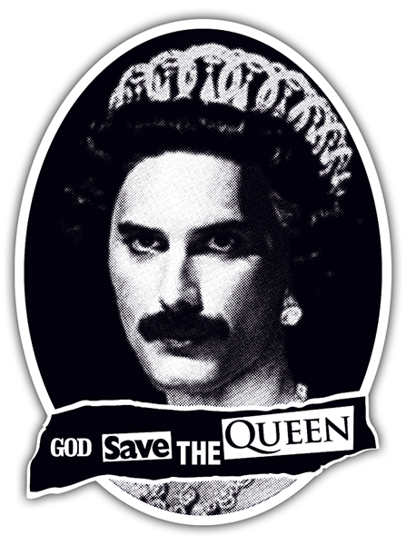 Pegatinas: God save the Queen