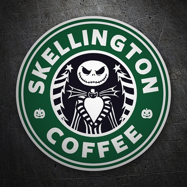 Pegatinas: Skellington Coffee 1