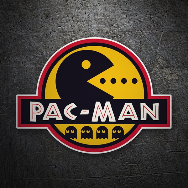 Pegatinas: Jurassic Pac Man