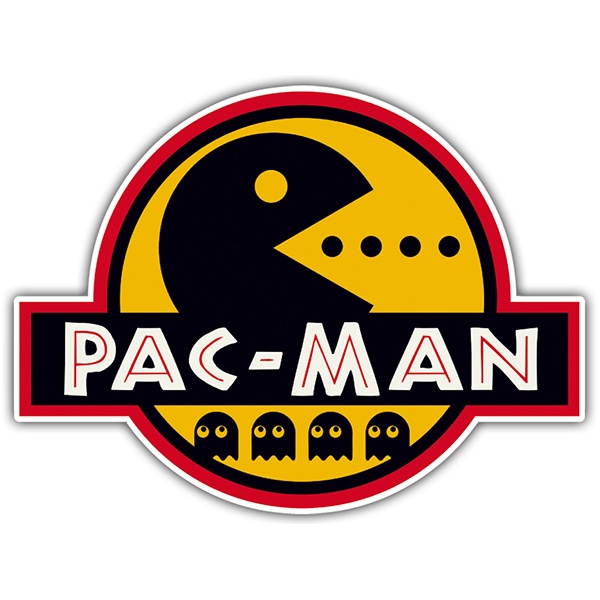 Pegatinas: Jurassic Pac Man