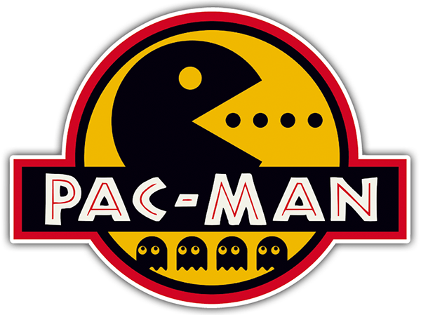 Pegatinas: Jurassic Pac Man