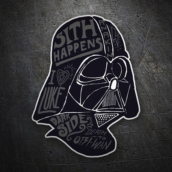 Pegatinas: Darth Vader Graffiti