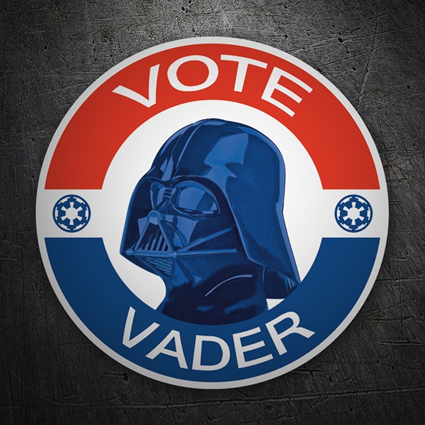 Pegatinas: Vote Vader 1