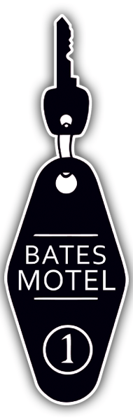 Pegatinas: Llave habitaci&oacute;n 1 Bates Motel