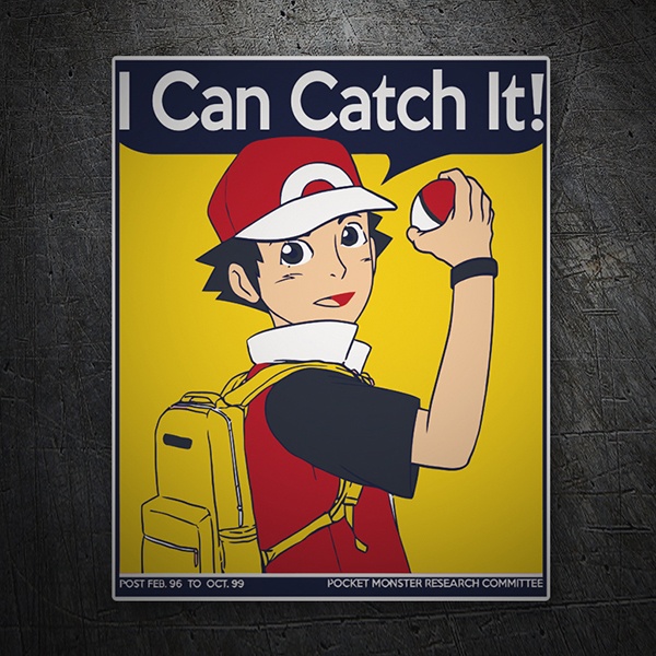 Pegatinas: Ash Ketchum Pokémon