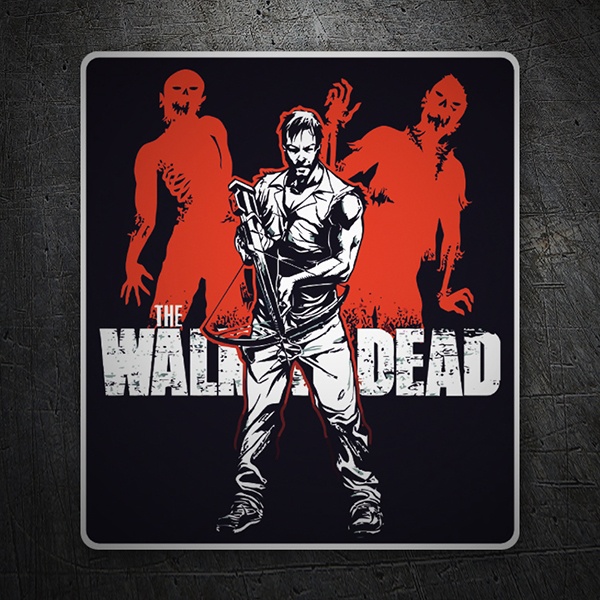 Pegatinas: Daryl Walking Dead
