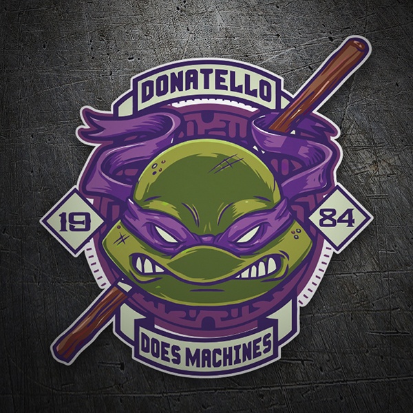 Pegatinas: Donatello 1984