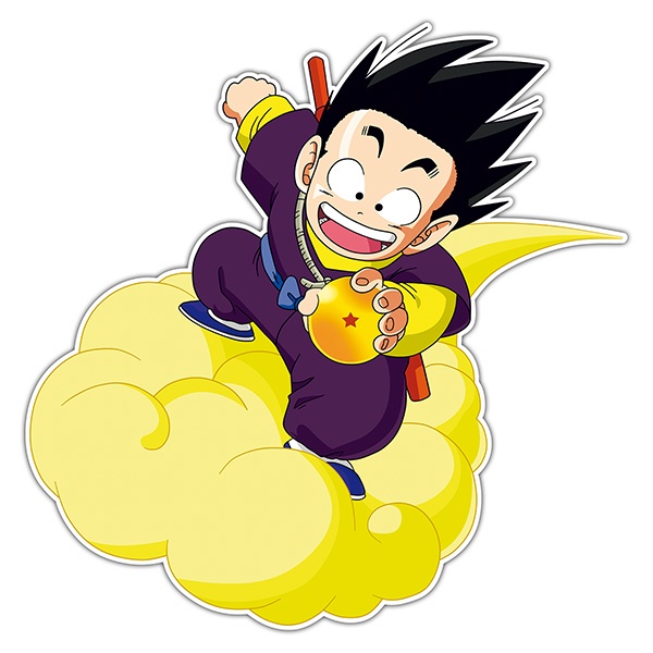 Vinilos Infantiles: Goku nube