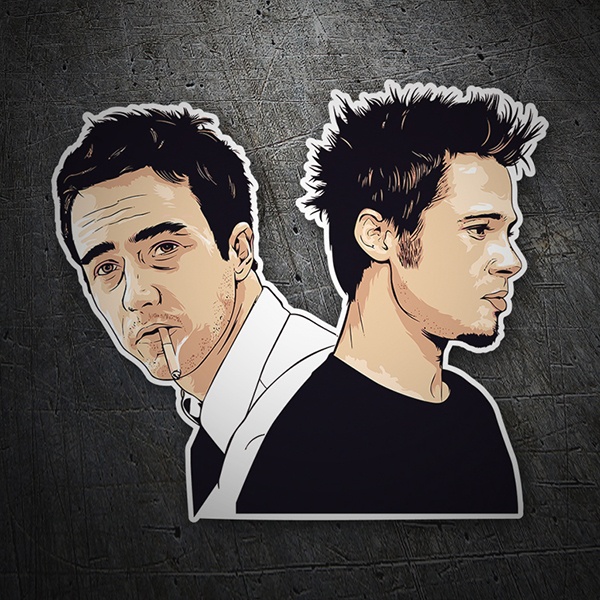 Pegatinas:  Tyler Durden