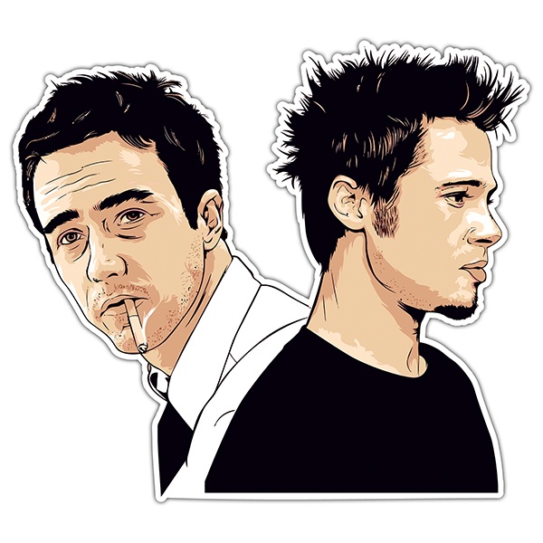 Pegatinas:  Tyler Durden