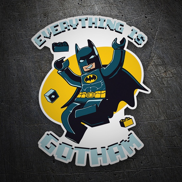 Pegatinas: Batman Lego