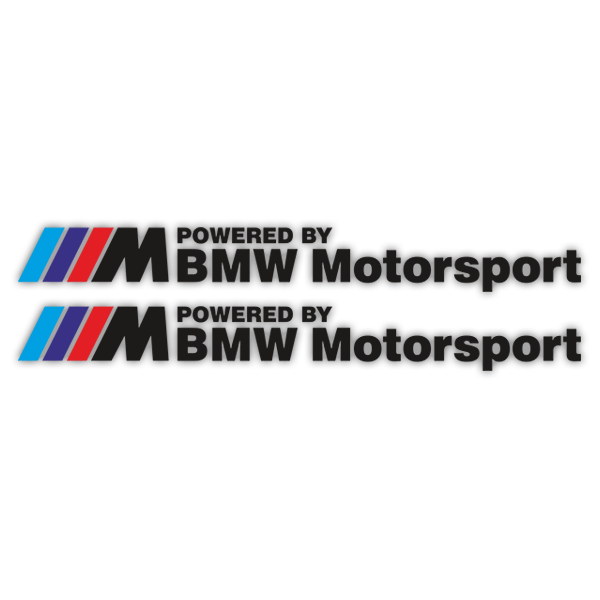 Pegatinas: Kit BMW Motorsport Negro con Logo M