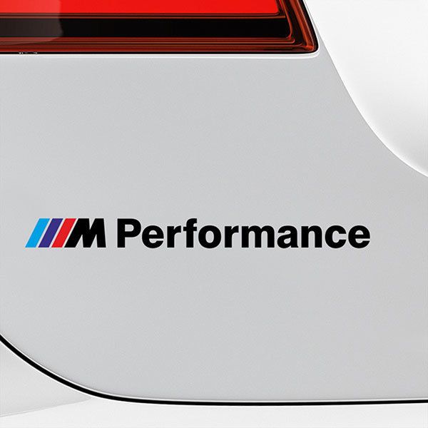 Pegatinas: BMW Performance Negro 1