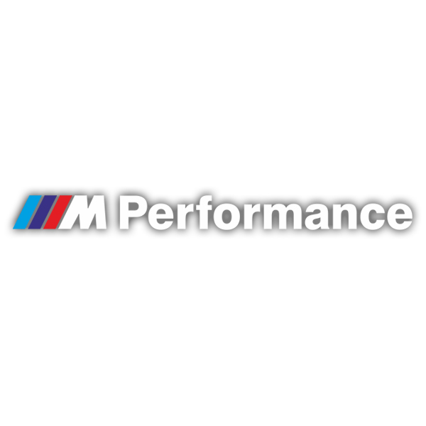 Pegatinas: BMW Performance Blanco