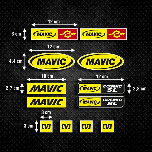 Pegatinas: Set  Mavic 12X