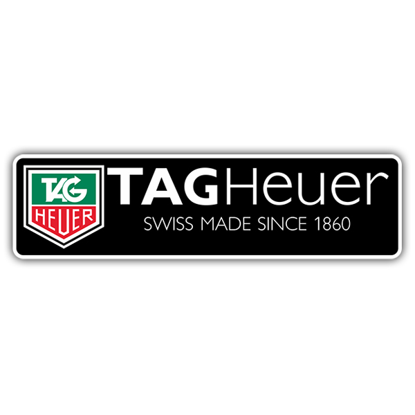 Pegatinas: Tag Heuer Swiss Made Since 1860