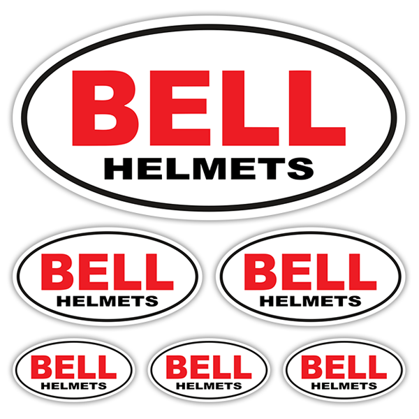 Pegatinas: Set Bell Helmets 0