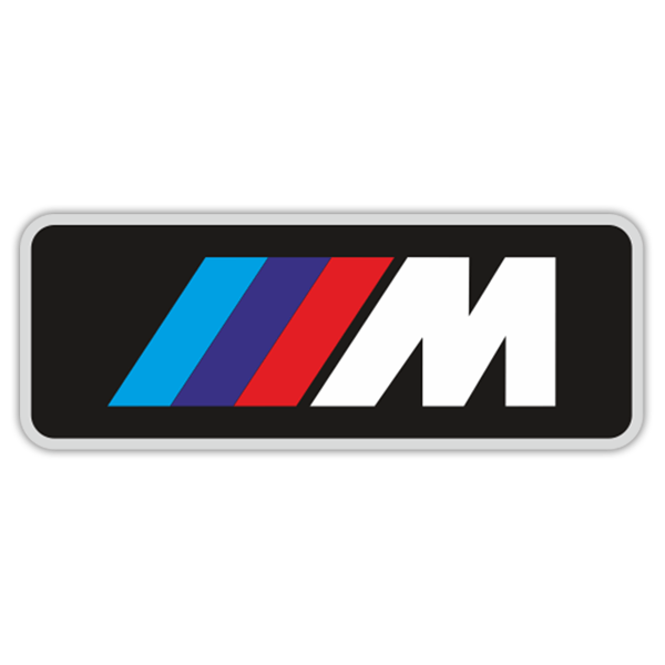 Pegatinas: Logo BMW Serie M en Tres Franjas