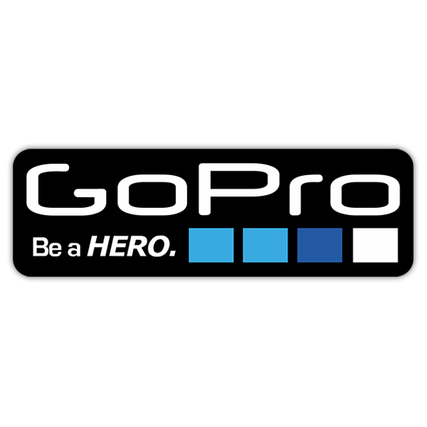 Pegatinas: GoPro negro