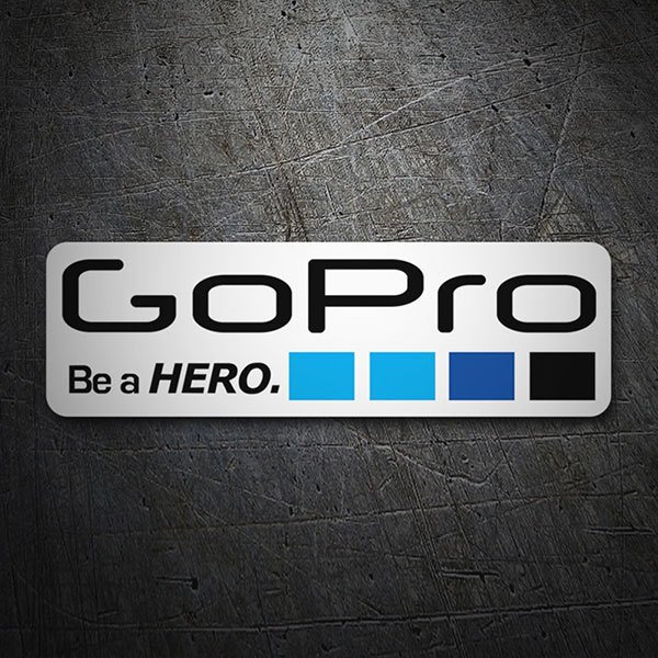 Pegatinas: GoPro blanco