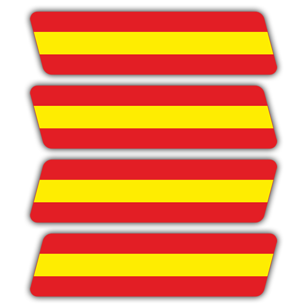 Pegatinas: Kit Espa&ntilde;a para casco