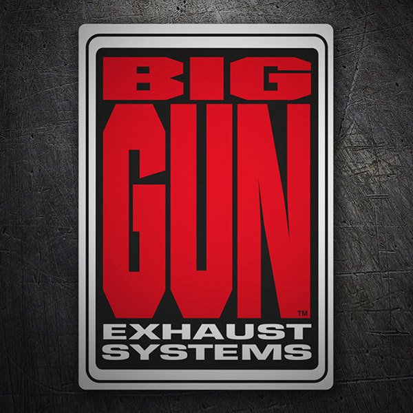 Pegatinas: Big Gun Exhaust Systems 1