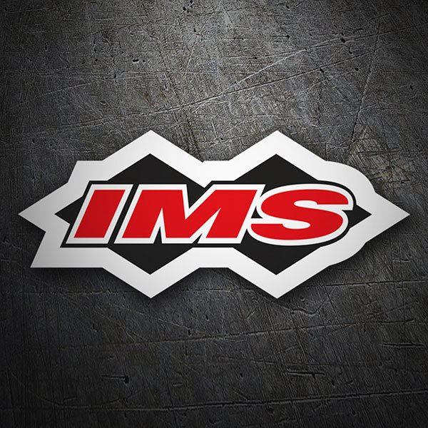 Pegatinas: Logo IMS rojo