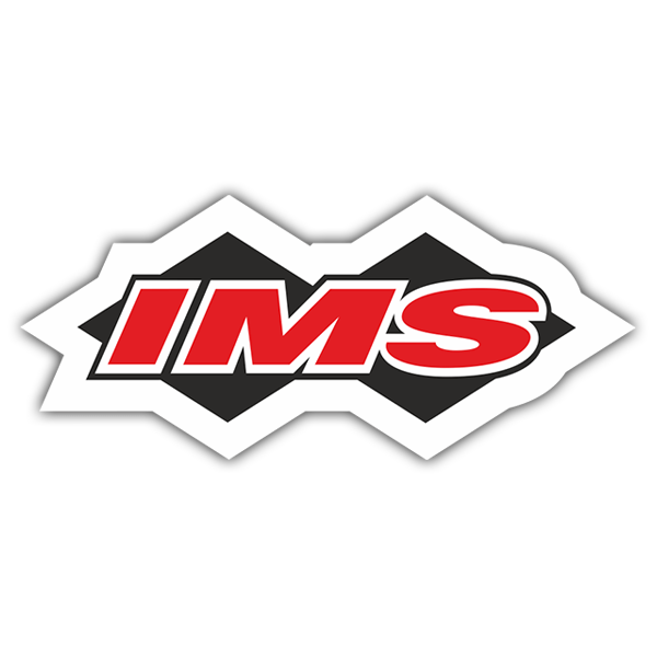 Pegatinas: Logo IMS rojo